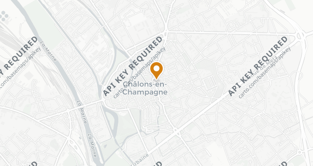 Map showing Au Carillon Gourmand
