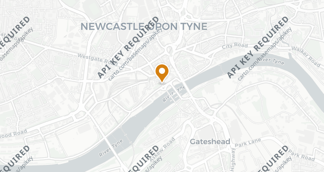 Map showing House of Tides
