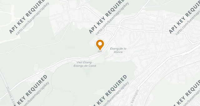 Map showing Le Café des Artistes