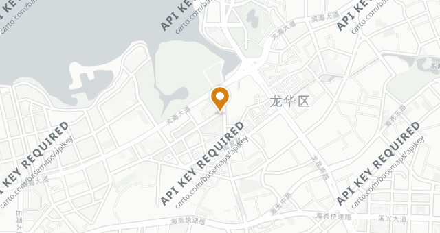 Map showing Hai Xian Jie Cai Guan