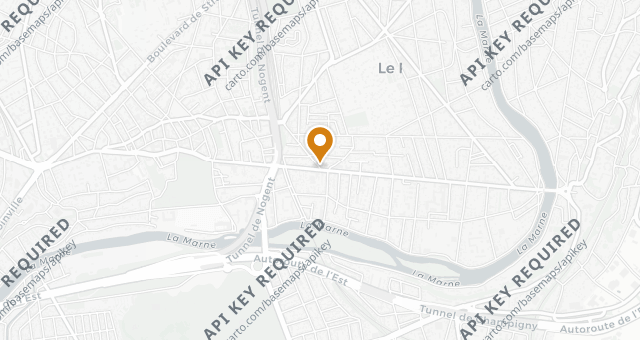 Map showing Les Magnolias