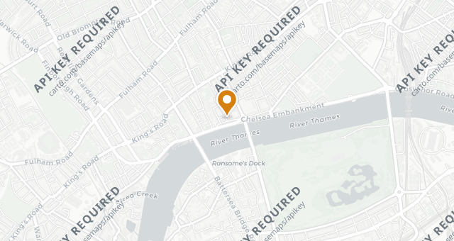 Map showing No. Fifty Cheyne