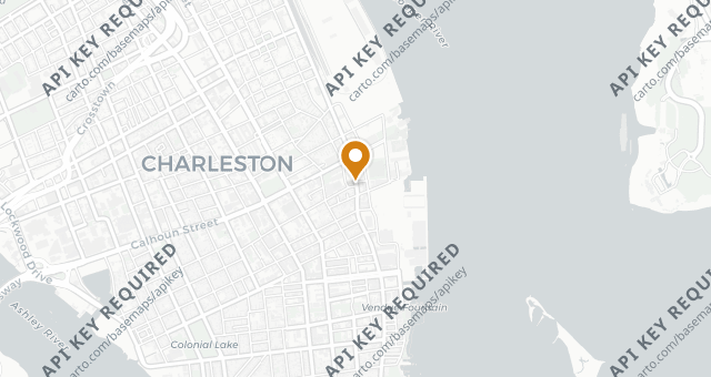 Map showing Zero Restaurant + Bar