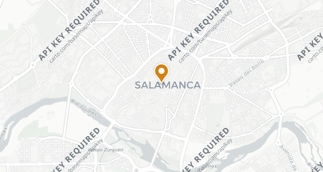 Map showing Bambú