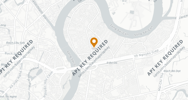 Map showing La Villa