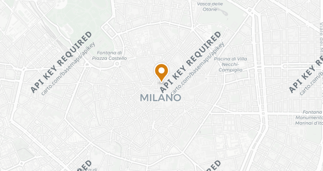 Map showing The View Milano