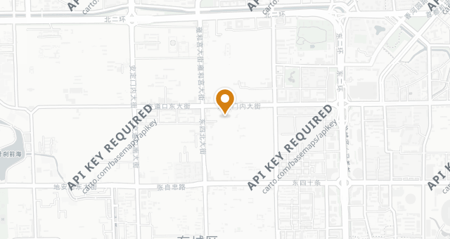 Map showing Trb Hutong