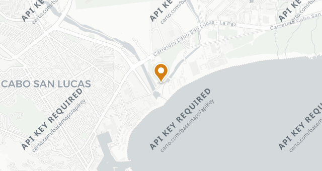 Map showing El Patrón