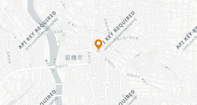 Map showing SHIROIYA the RESTAURANT
