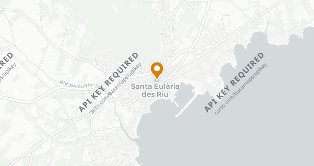 Map showing Es Terral