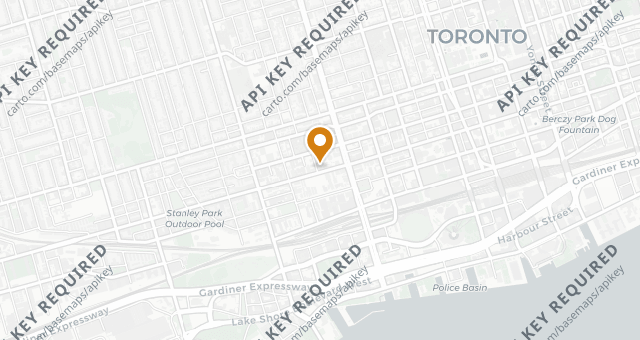 Map showing Cibo Wine Bar
