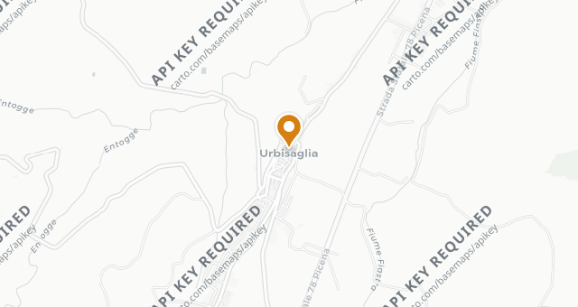 Map showing Locanda Le Logge