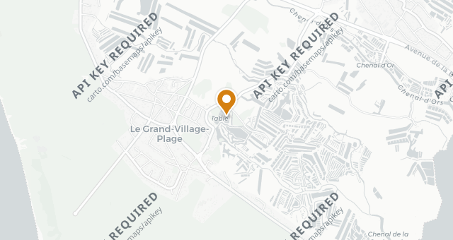 Map showing Le Relais des Salines