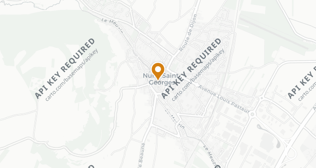 Map showing La Cabotte