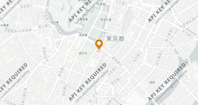Map showing Nihonryori Ryugin