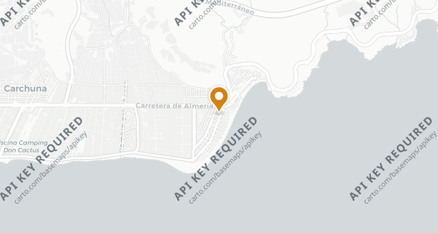 Map showing El Conjuro