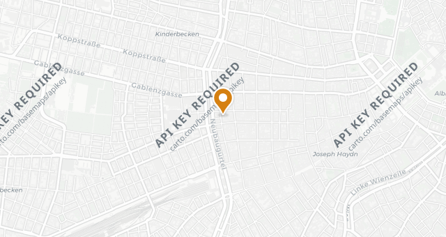 Map showing Café Azzurro