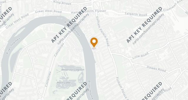 Map showing River Café