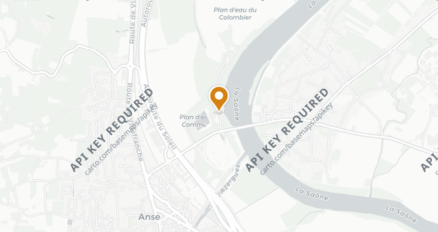 Map showing Au Colombier