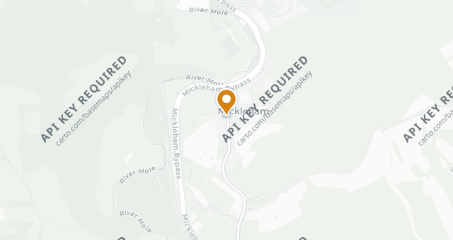Map showing The Running Horses