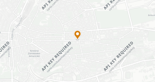 Map showing Výčep
