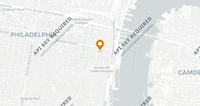 Map showing Forsythia