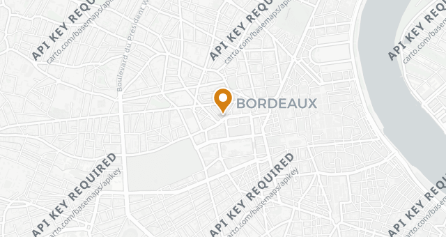 Map showing Madame B