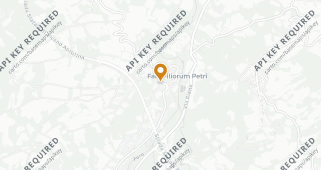 Map showing Casa D'Angelo