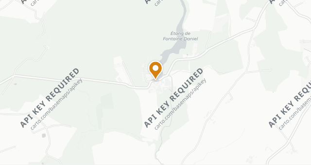 Map showing La Forge