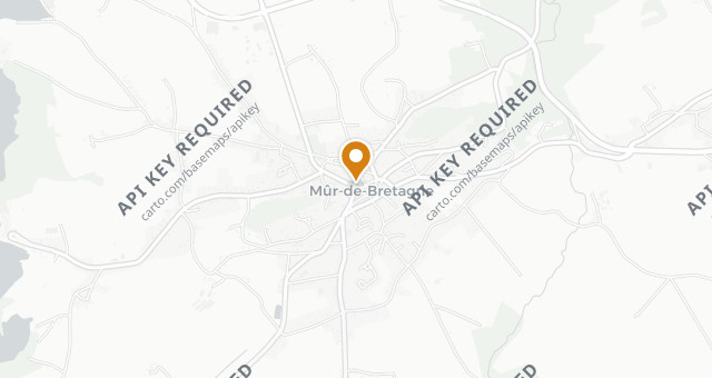 Map showing Auberge Grand'Maison