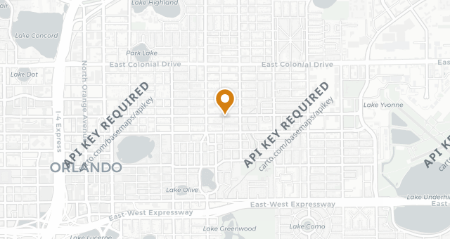 Map showing Maxine's on Shine