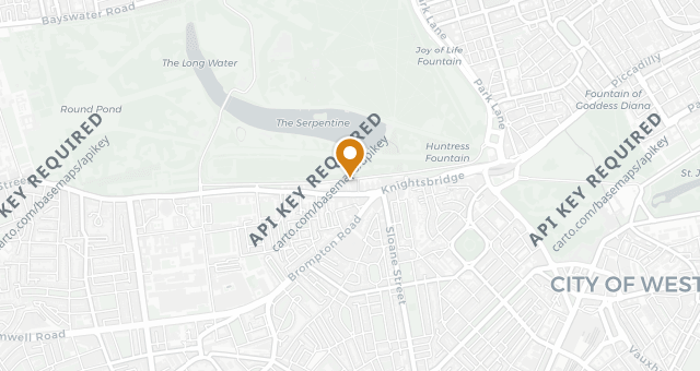 Map showing Osteria Romana