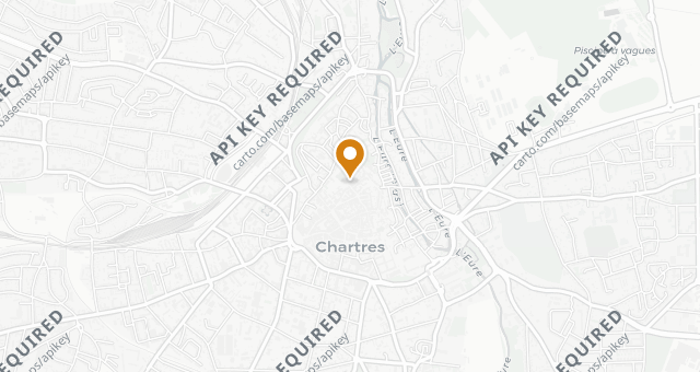 Map showing Bistrot Racines