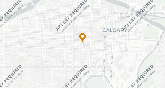 Map showing Vintage Chophouse & Tavern