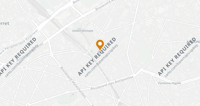 Map showing Comme Chez Maman