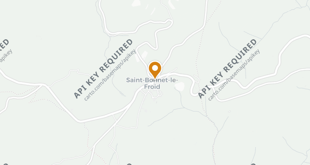 Map showing Bistrot la Coulemelle