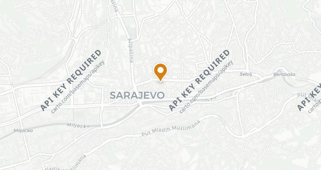 Map showing Aria