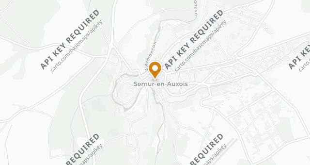 Map showing La Cuisine de la Fontaignotte