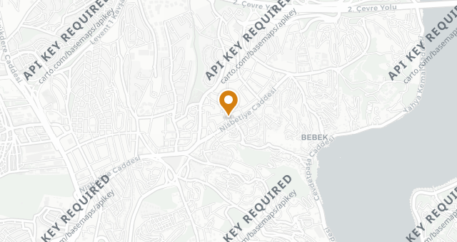 Map showing Nusr-Et Steakhouse Etiler