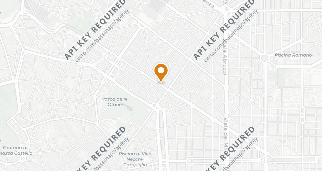 Map showing La Risacca Blu