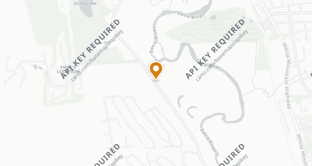 Map showing Ledges Restaurant