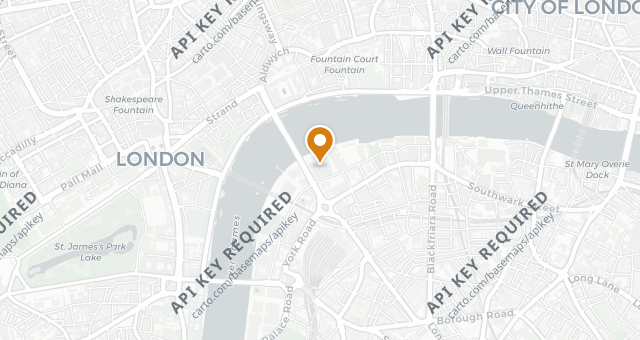 Map showing Forza Wine at the National Theatre