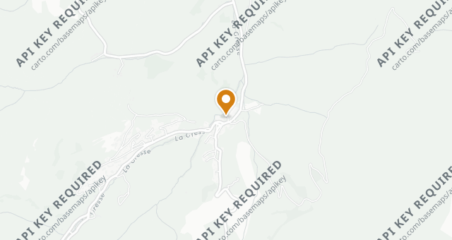 Map showing Le Chalet
