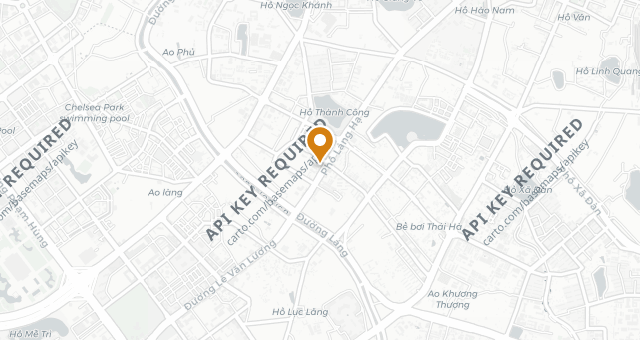 Map showing Xới Cơm