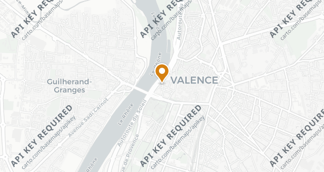 Map showing Le Bac à Traille