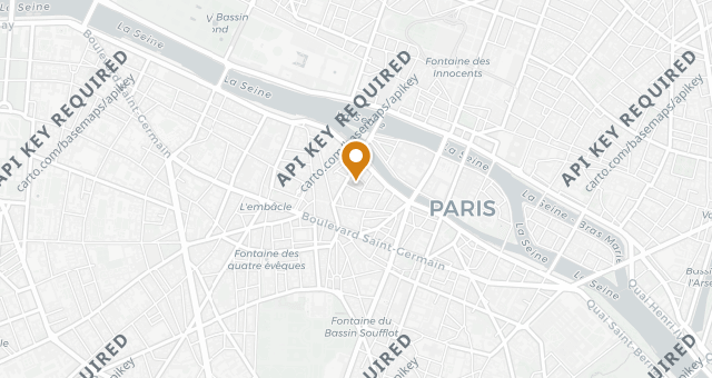 Map showing Le Christine