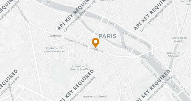 Map showing Maison Cluny