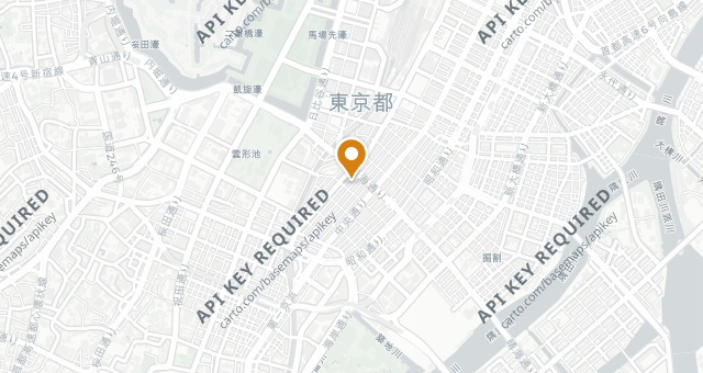 Map showing Ginza Kojyu