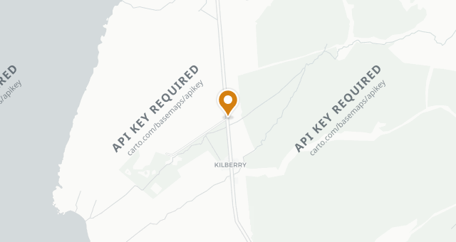 Map showing Kilberry Inn