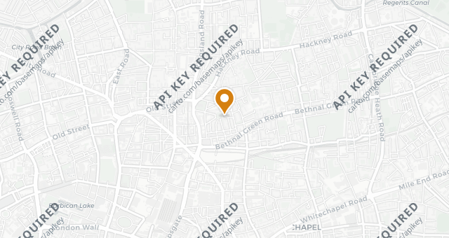 Map showing Rochelle Canteen